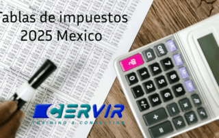 Tablas de impuestos 2025 México